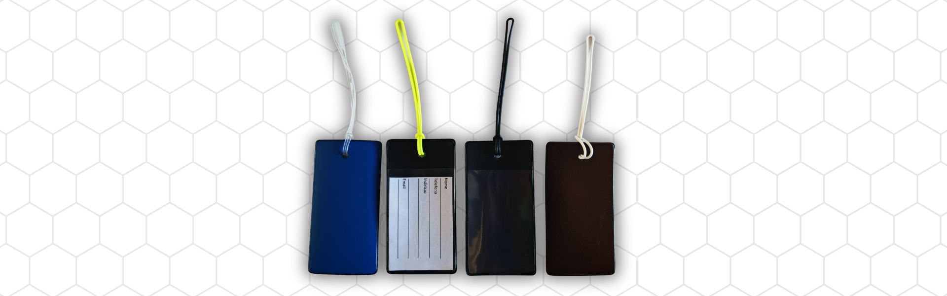 articoli in plastica PVC elettrosaldati etichette in PVC per bagaglio