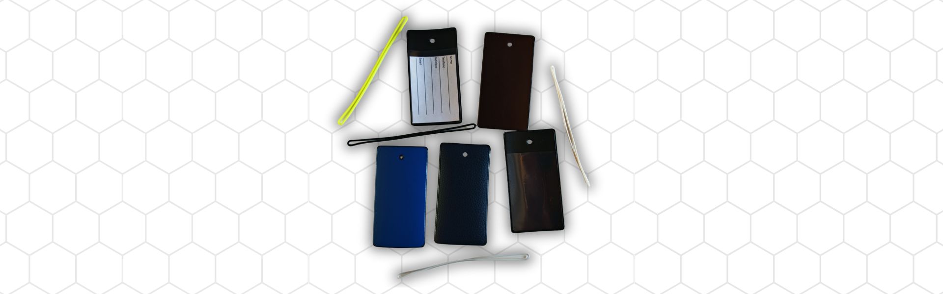 articoli in plastica PVC elettrosaldati etichette in PVC per valigie